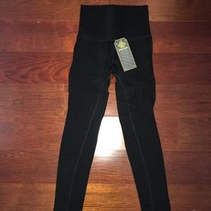 High waisted compression workout leggings